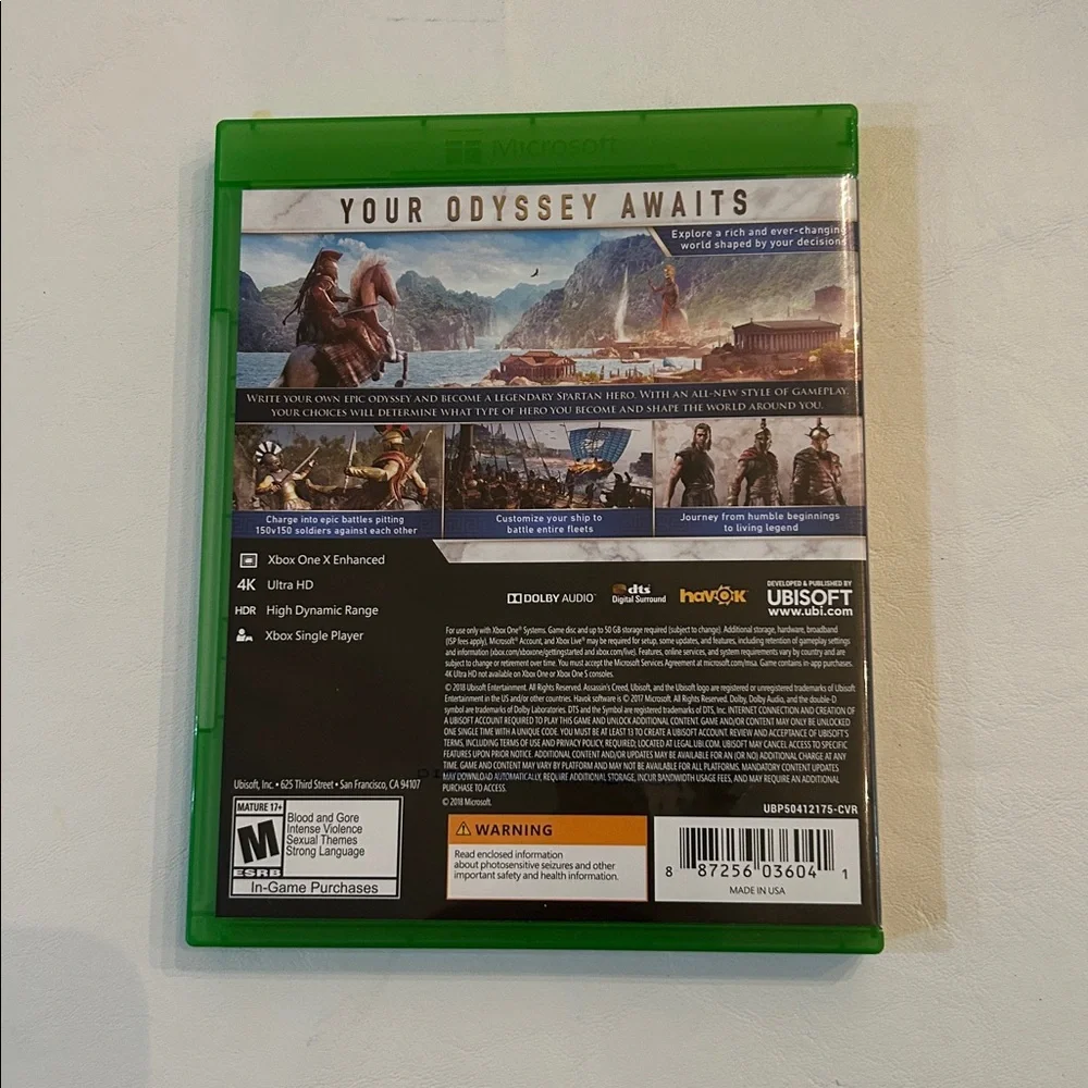 Pre owned Assassin's Creed Odyssey Xbox One Game